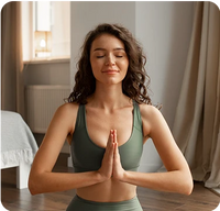 Woman doing yoga